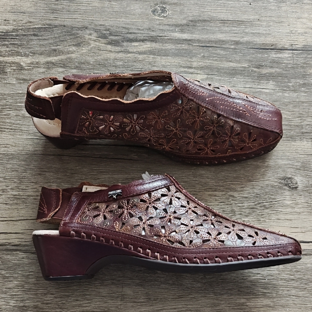 Pikolinos Wedge Slingback Sandals. Size 35